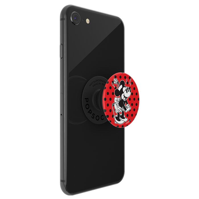 Suport universal pentru telefon si tableta PopSockets PopGrip Minnie Polka Dots 1