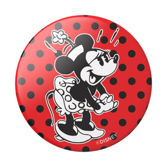 Suport universal pentru telefon si tableta PopSockets PopGrip Minnie Polka Dots 2