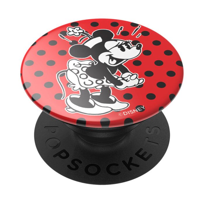 Suport universal pentru telefon si tableta PopSockets - PopGrip Minnie Polka Dots