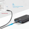 Baterie Externa 2x USB Type C 10000mAh 18W Anker PowerCore III Sense 10K A1248G11 Black 2