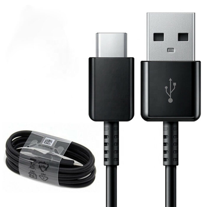 Cablu USB la Type C 480Mbps 2.1A 1m Samsung EP DG970BBE Black Bulk Packing 4