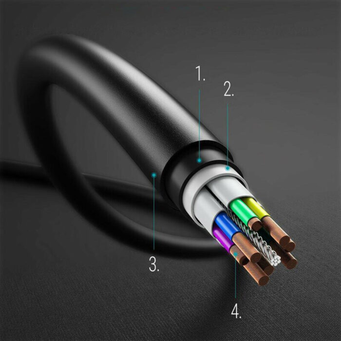 Cablu de Date USB C to Type C Super Fast Charging 5A 1m Samsung EP DN975BBEGWW Black Bulk Packing 3