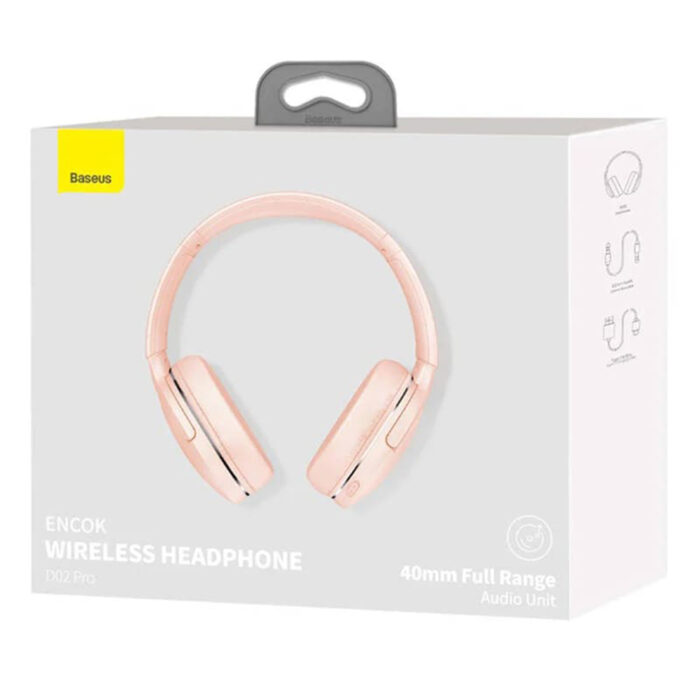 Casti Bluetooth Wireless Noise Reduction Baseus Encok D02 Pro NGTD010304 Pink 6