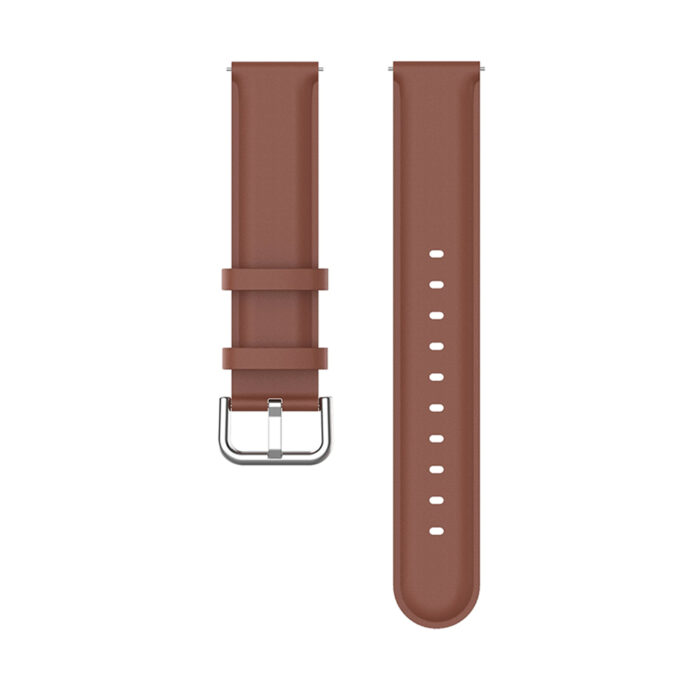 Curea pentru Huawei Watch GT 2 46mmGT 2 ProGT 3 Pro 46mmUltimate Xiaomi Watch S1 Techsuit Watchband W007PU Brown 3