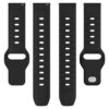 Curea pentru Samsung Galaxy Watch 45Active 2 Huawei Watch GT 3 42mmGT 3 Pro 43mm Techsuit Watchband W050 Black 1