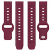 Curea pentru Samsung Galaxy Watch 45Active 2 Huawei Watch GT 3 42mmGT 3 Pro 43mm Techsuit Watchband W050 Bordeaux 1