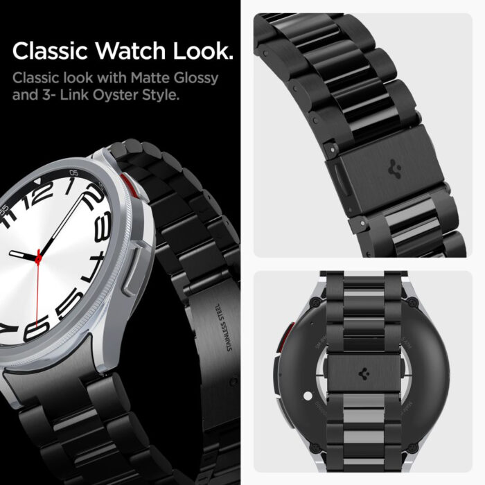 Curea pentru Samsung Galaxy Watch6 Classic 47mm Spigen Modern Fit Black 4