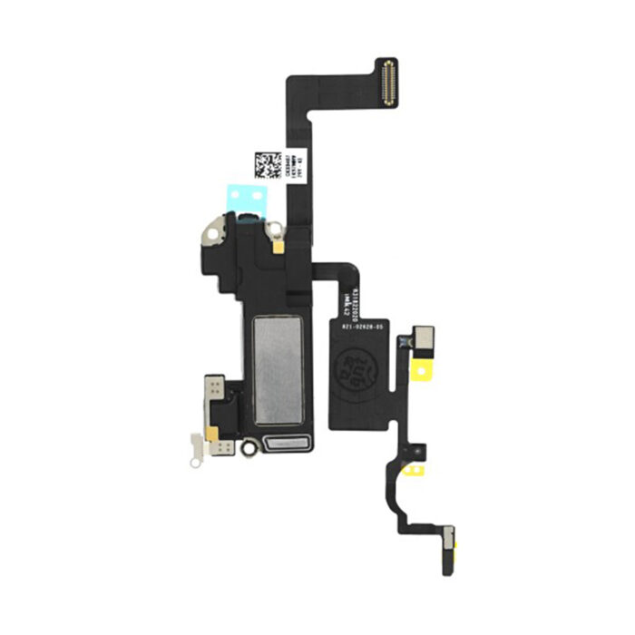 Difuzor Ureche Compatibil cu iPhone 12 cu Senzor Lumina Proximitate si Banda OEM 14834 Black