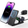 ESR Premium 3in1 Travel Wireless Charging Set 2C569A for iPhone MFi Apple Watch 5W AirPods Fast Charging White 1