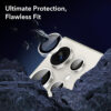 Folie Camera pentru Samsung Galaxy S24 Ultra set 2 ESR Lens Protector Tempered Glass Clear 3
