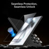 Folie Ecran pentru Samsung Galaxy S24 Ultra Folie Camera set 2 ESR Screen Shield Clear 3
