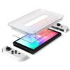 Folie pentru Nintendo Switch OLED set 2 Spigen Glas.tR EZ FIT Clear 3