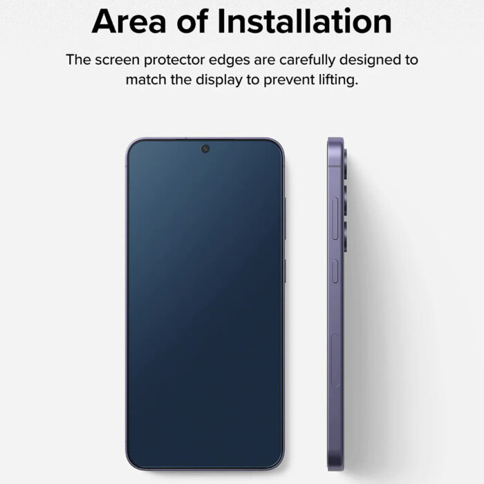 Folie pentru Samsung Galaxy S24 Plus set 2 Ringke Easy Slide Tempered Glass Clear 2