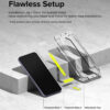 Folie pentru Samsung Galaxy S24 Plus set 2 Ringke Easy Slide Tempered Glass Clear 5