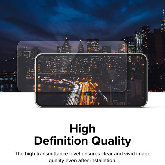 Folie pentru Samsung Galaxy S24 set 2 Ringke Easy Slide Tempered Glass Clear 5