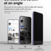 Folie pentru Samsung Galaxy S24 set 2 Ringke Easy Slide Tempered Glass Privacy 3