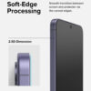 Folie pentru Samsung Galaxy S24 set 2 Ringke Easy Slide Tempered Glass Privacy 6