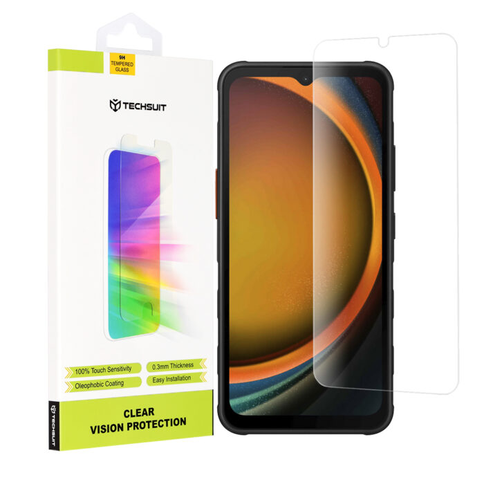 Folie pentru Samsung Galaxy Xcover7 Techsuit Clear Vision Glass Transparent