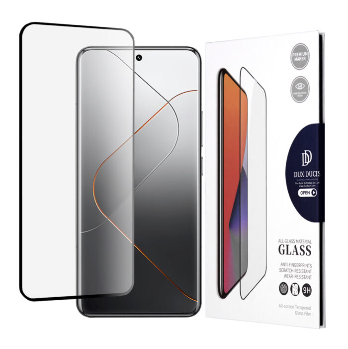 Folie pentru Xiaomi 14 Pro Dux Ducis Tempered Glass Black