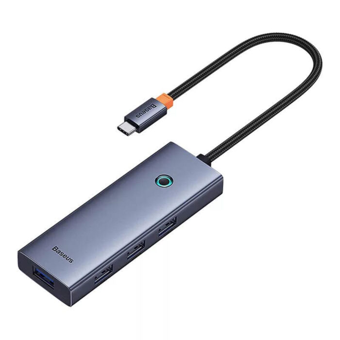 Hub Type C la HDMI 4xUSB Type C 4K@60Hz Baseus UltraJoy B00052807813 01 Space Grey 3