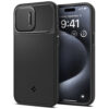 Husa iPhone 15 Pro Spigen Optik Mag Armor Black 1