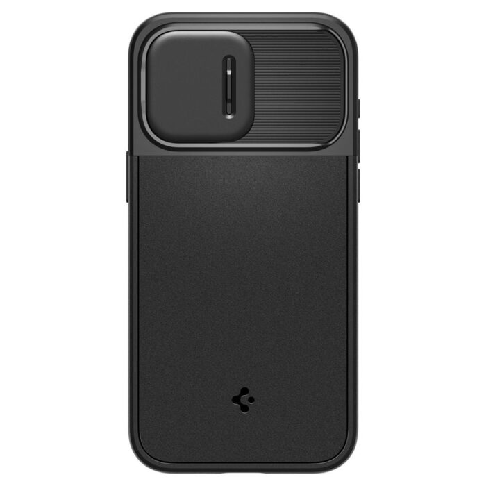 Husa iPhone 15 Pro Spigen Optik Mag Armor Black 2