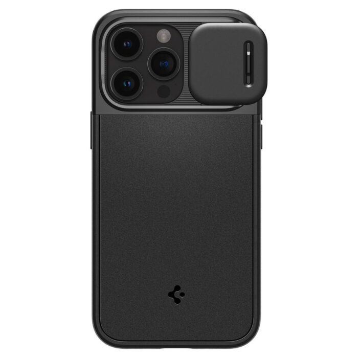 Husa iPhone 15 Pro Spigen Optik Mag Armor Black 3