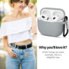 Husa pentru Apple AirPods 3 Techsuit Grey 5