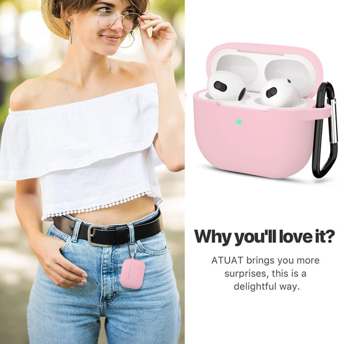 Husa pentru Apple AirPods 3 Techsuit Pink 3