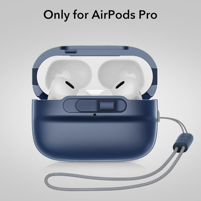 Husa pentru Apple AirPods Pro 1 2 ESR Pulse Magnetic HaloLock Dark Blue 4