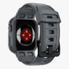 Husa pentru Apple Watch 4 5 6 SE SE 2 7 8 9 44mm45mm Curea Spigen Rugged Armor Pro Dark Grey 3