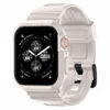 Husa pentru Apple Watch 4 5 6 SE SE 2 7 8 9 44mm45mm Curea Spigen Rugged Armor Pro Dune Beige