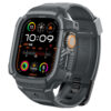 Husa pentru Apple Watch Ultra Ultra 2 Curea Spigen Rugged Armor Pro Dark Grey