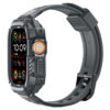 Husa pentru Apple Watch Ultra Ultra 2 Curea Spigen Rugged Armor Pro Dark Grey 5