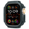 Husa pentru Apple Watch Ultra Ultra 2 Spigen Rugged Armor Abyss Green 3