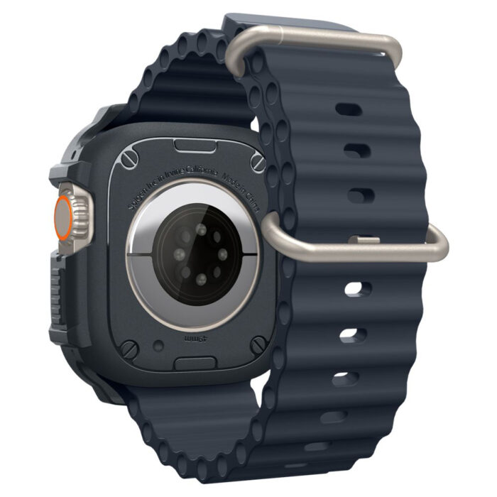 Husa pentru Apple Watch Ultra Ultra 2 Spigen Rugged Armor Dark Grey 2