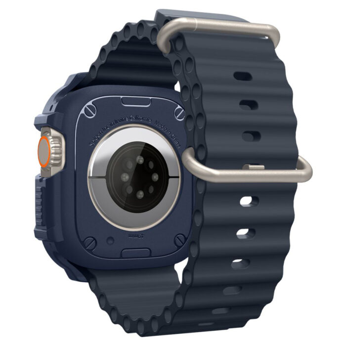 Husa pentru Apple Watch Ultra Ultra 2 Spigen Rugged Armor Navy Blue 2