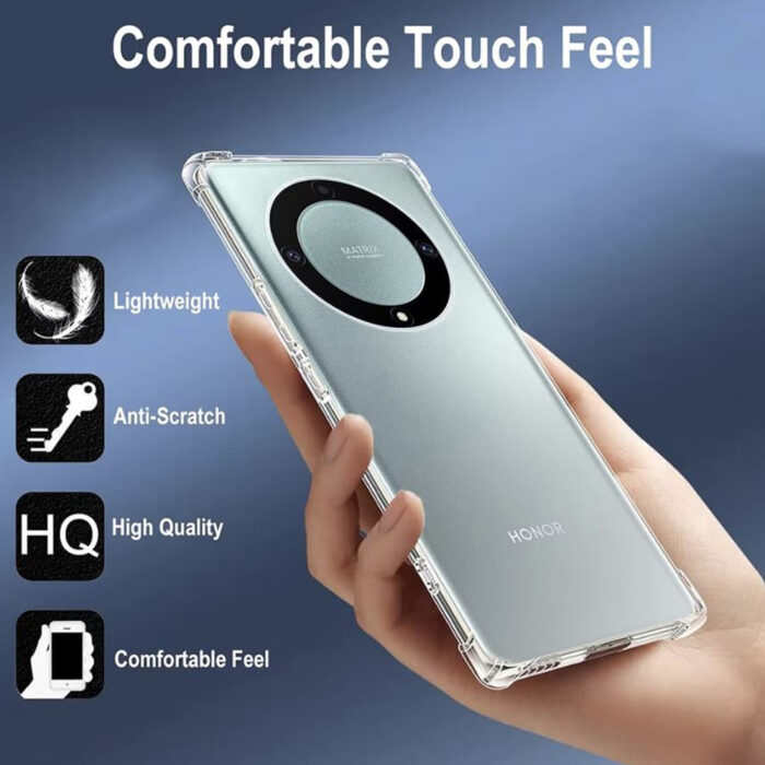 Husa pentru Honor Magic6 Lite Techsuit Shockproof Clear Silicone Clear 1