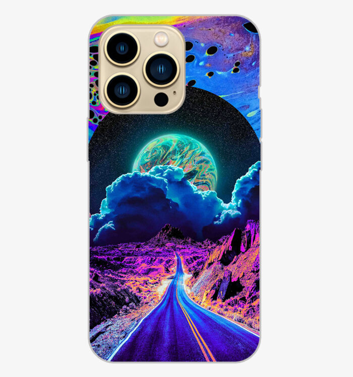 Husa pentru IPHONE 14 PRO Atlantic ArtPrint multicolor ATL0015