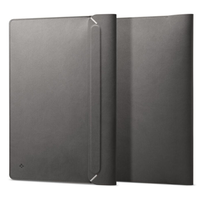 Husa pentru Laptop 15 16 Spigen Valentinus Sleeve City Grey