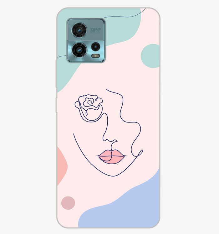 Husa pentru MOTOROLA MOTO G72 Atlantic ArtPrint multicolor ATL0007