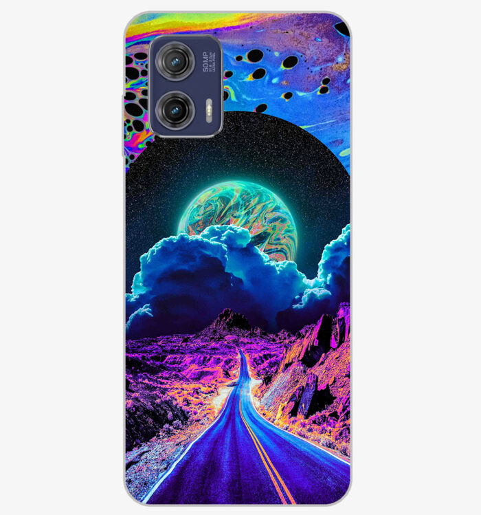 Husa pentru MOTOROLA MOTO G73 Atlantic ArtPrint multicolor ATL0015