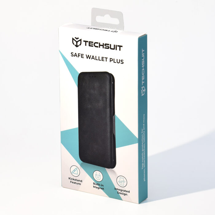 Husa pentru Motorola Moto G34 Techsuit Safe Wallet Plus Black 5