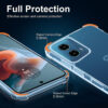 Husa pentru Motorola Moto G34 Techsuit Shockproof Clear Silicone Clear 4