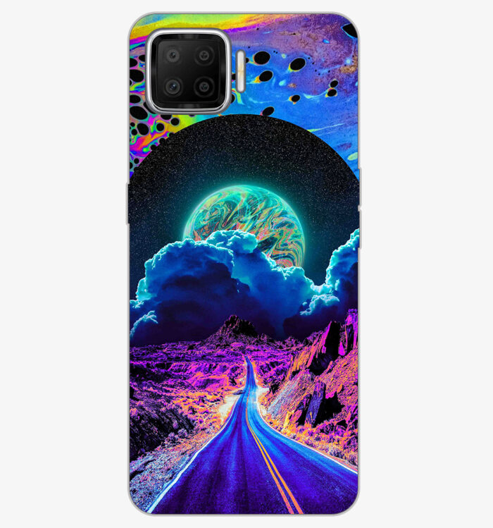 Husa pentru OPPO A73 Atlantic ArtPrint multicolor ATL0015