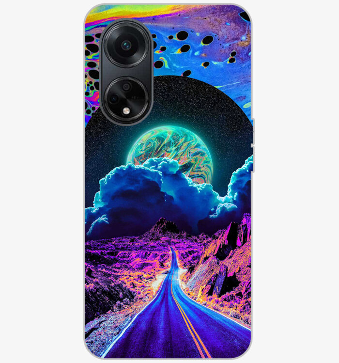 Husa pentru OPPO A98 5G Atlantic ArtPrint multicolor ATL0015