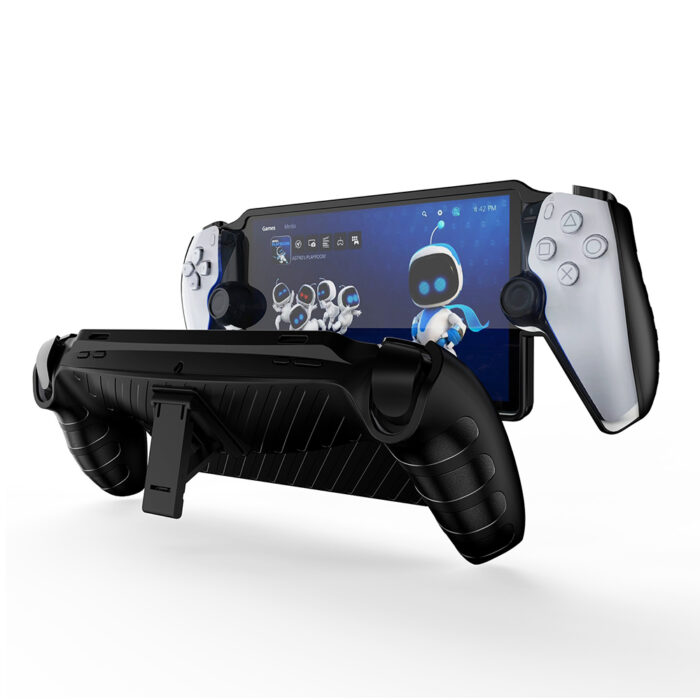 Husa pentru PlayStation Portal Remote Player Techsuit Rugged Silicone Kickstand Case Wave Design