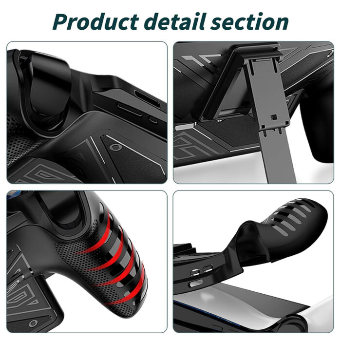 Husa pentru PlayStation Portal Remote Player Techsuit Rugged Silicone Kickstand Case X Design 11