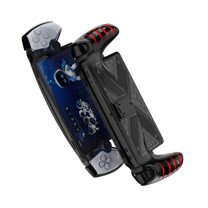 Husa pentru PlayStation Portal Remote Player Techsuit Rugged Silicone Kickstand Case X Design 3