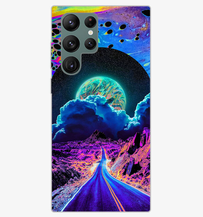 Husa pentru SAMSUNG GALAXY S23 ULTRA Atlantic ArtPrint multicolor ATL0015